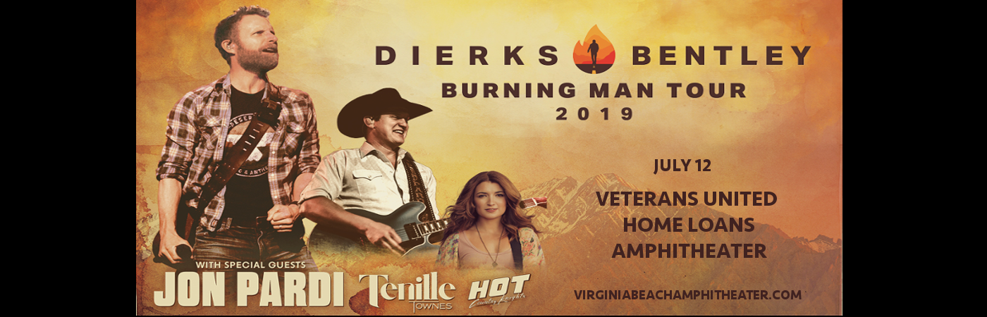 Dierks Bentley, Jon Pardi & Tenille Townes at Veterans United Home Loans Amphitheater