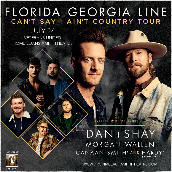 Florida Georgia Line, Dan and Shay & Morgan Wallen at Veterans United Home Loans Amphitheater