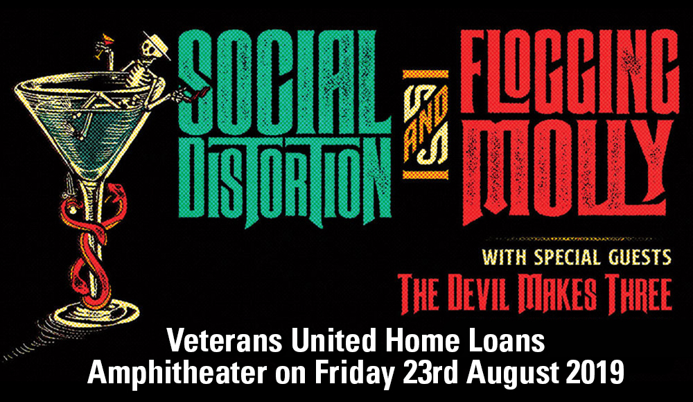 Social Distortion, Flogging Molly & The Devil Makes Three at Veterans United Home Loans Amphitheater