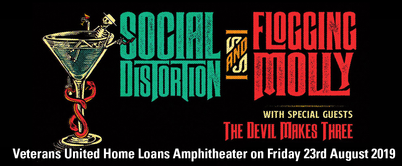 Social Distortion, Flogging Molly & The Devil Makes Three at Veterans United Home Loans Amphitheater