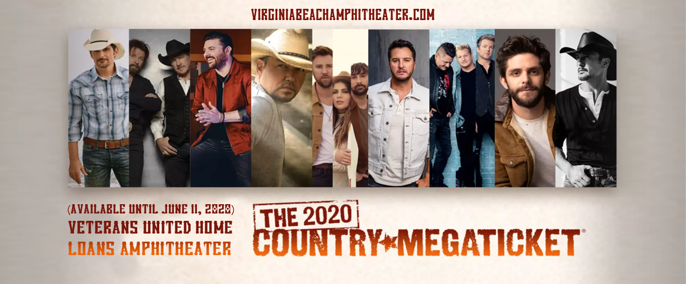 Country Megaticket (Includes Tickets To All Performances) [CANCELLED] at Veterans United Home Loans Amphitheater