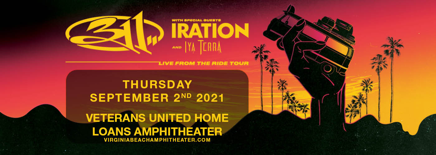 311: Live From The Ride Tour at Veterans United Home Loans Amphitheater tickets 311: Live From The Ride Tour at Veterans United Home Loans Amphitheater