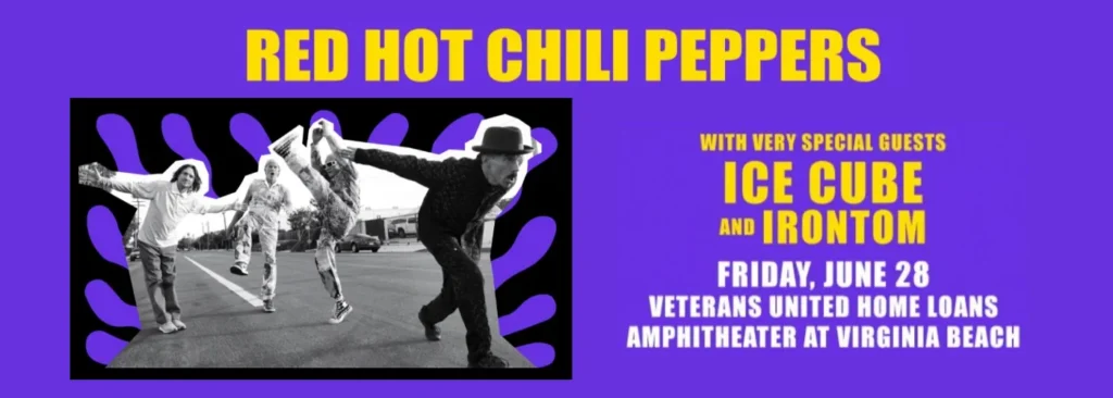 Red Hot Chili Peppers, Ice Cube & IRONTOM Tickets | 28 June 2024