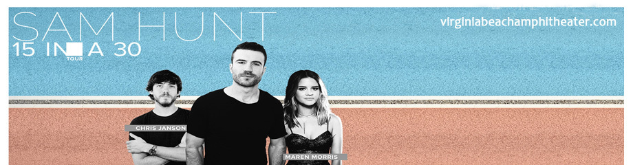 Sam Hunt, Maren Morris & Chris Janson at Veterans United Home Loans Amphitheater