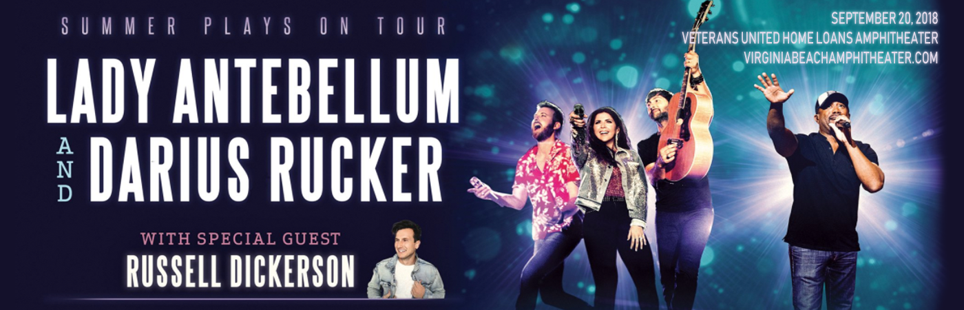 Lady Antebellum, Darius Rucker & Russell Dickerson at Veterans United Home Loans Amphitheater