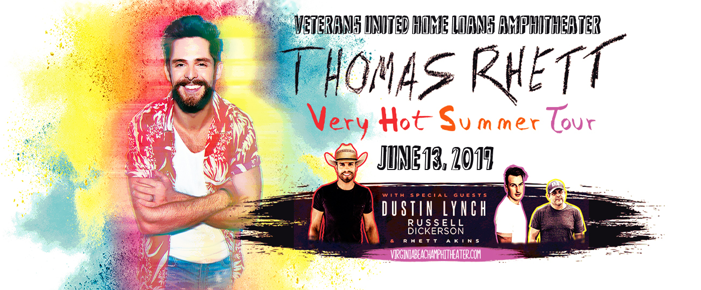 Thomas Rhett, Dustin Lynch & Russell Dickerson at Veterans United Home Loans Amphitheater