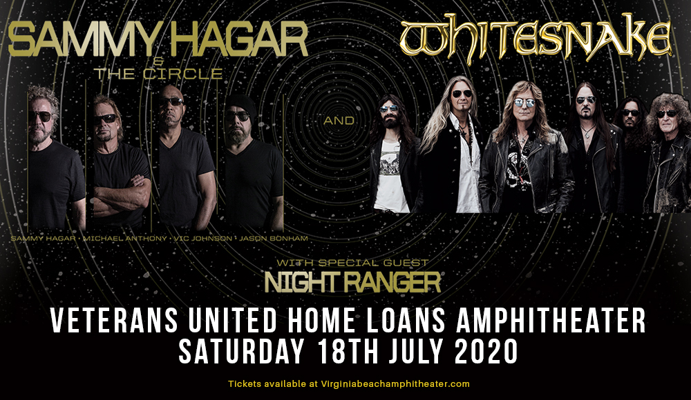 Sammy Hagar and the Circle & Whitesnake [CANCELLED] at Veterans United Home Loans Amphitheater