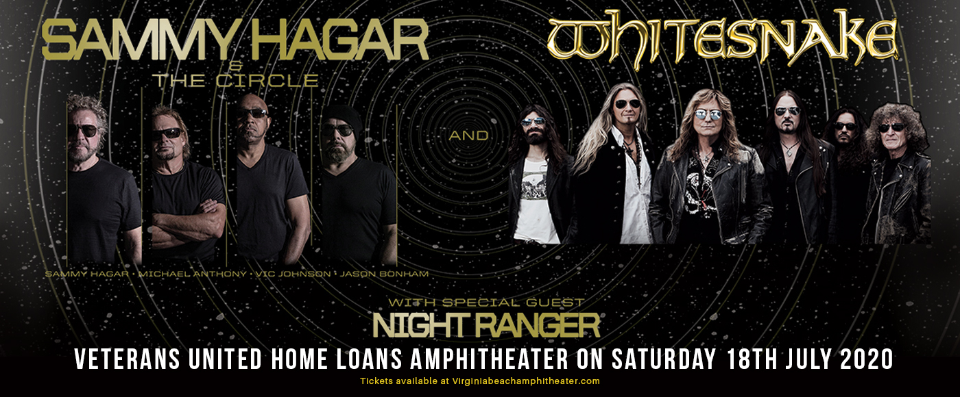 Sammy Hagar and the Circle & Whitesnake [CANCELLED] at Veterans United Home Loans Amphitheater