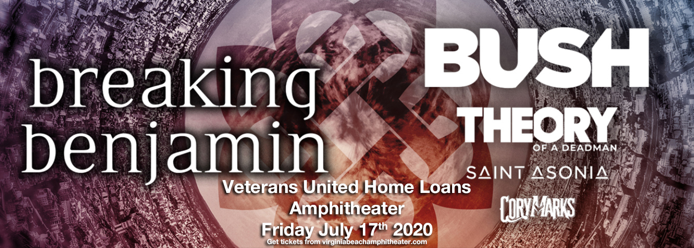 Breaking Benjamin & Bush [CANCELLED] at Veterans United Home Loans Amphitheater