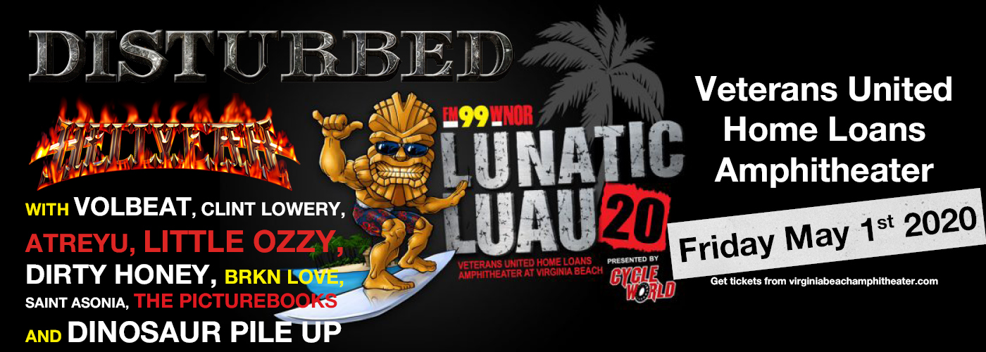 Fm99 Lunatic Luau: Disturbed, Volbeat, Atreyu, Hellyeah & Dirty Honey [CANCELLED] at Veterans United Home Loans Amphitheater