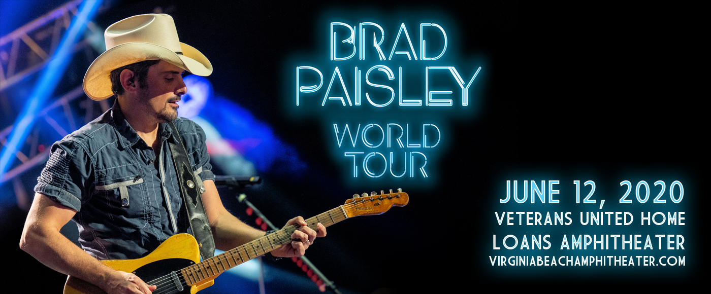 Brad Paisley, Jordan Davis & Gabby Barrett [CANCELLED] at Veterans United Home Loans Amphitheater