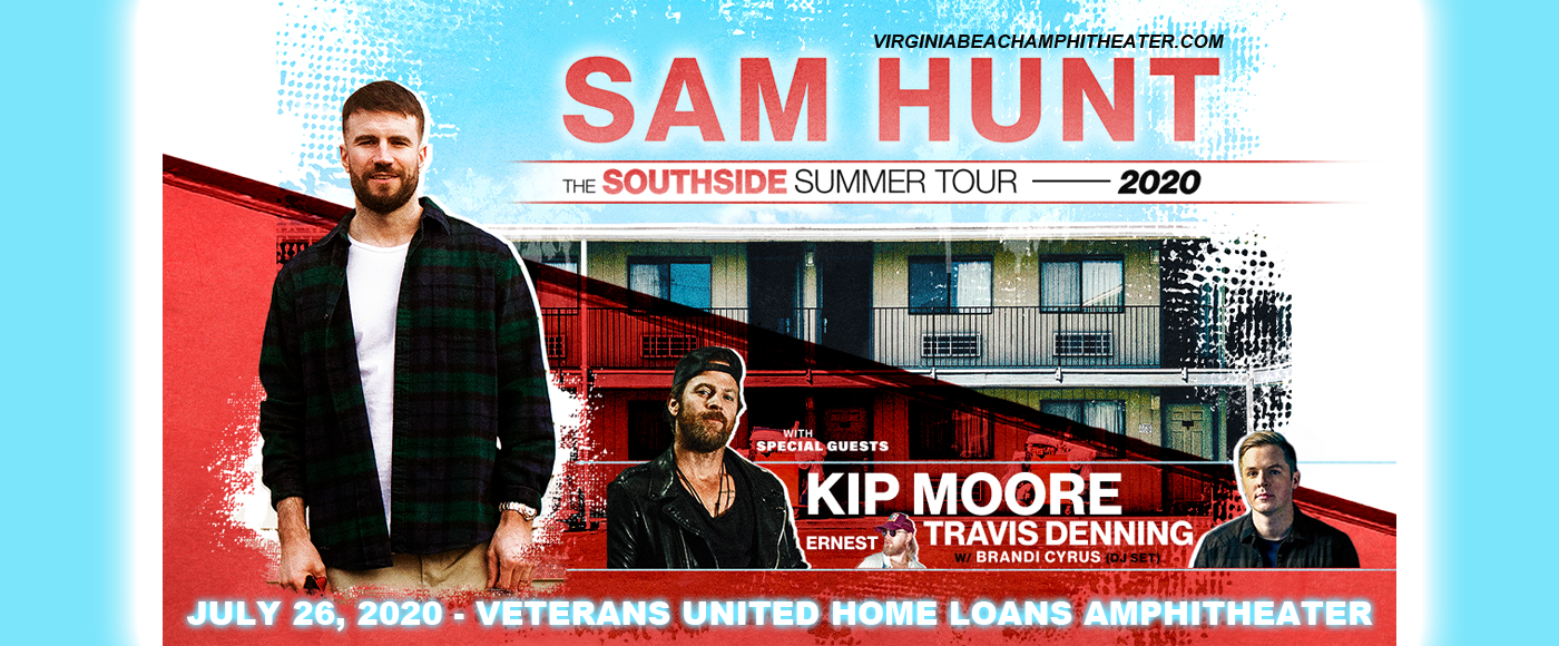 Sam Hunt, Kip Moore & Travis Denning [CANCELLED] at Veterans United Home Loans Amphitheater