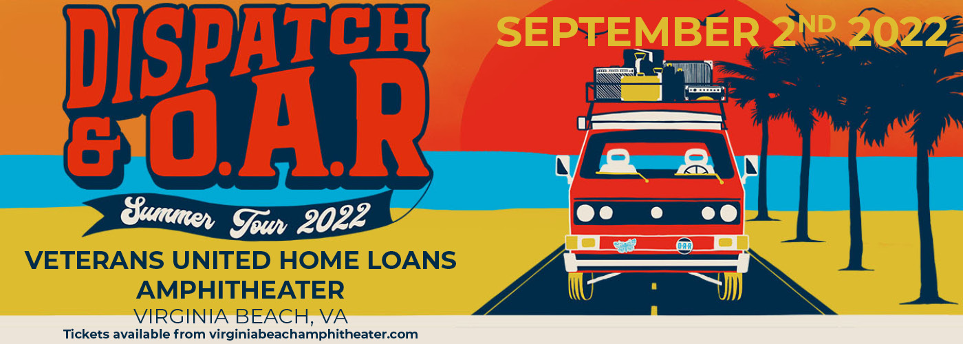 Dispatch & O.A.R. Summer Tour 2022 at Veterans United Home Loans Amphitheater