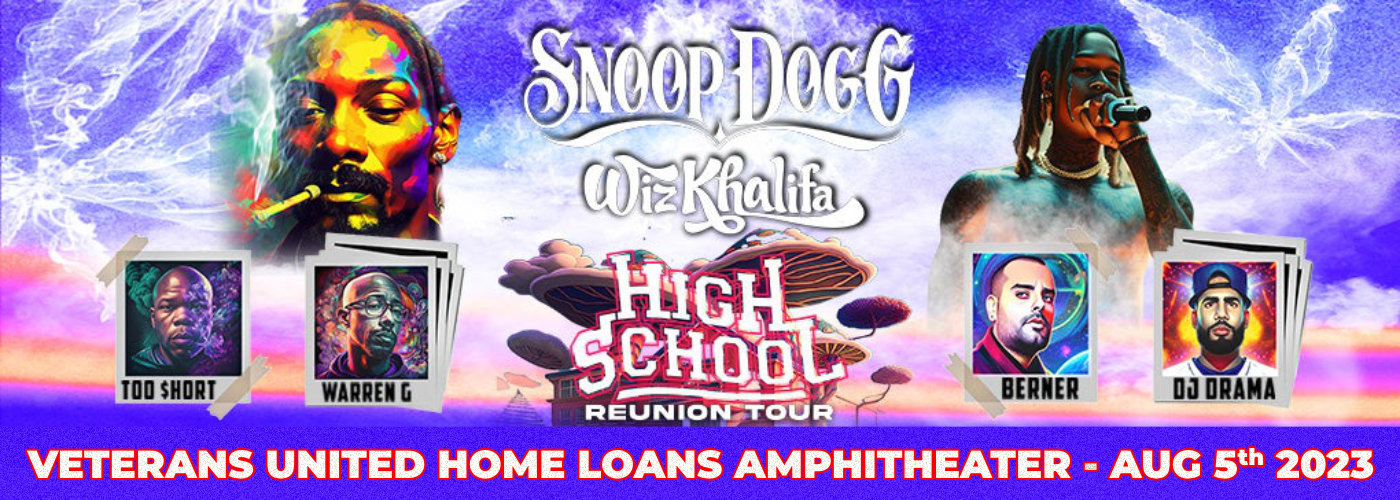 Snoop Dogg, Wiz Khalifa & Too Short at Veterans United Home Loans Amphitheater