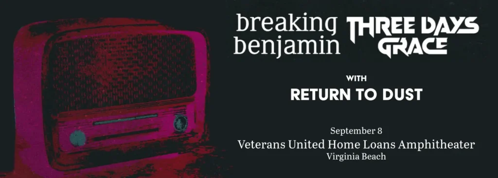 Breaking Benjamin & Three Days Grace at Veterans United Home Loans Amphitheater