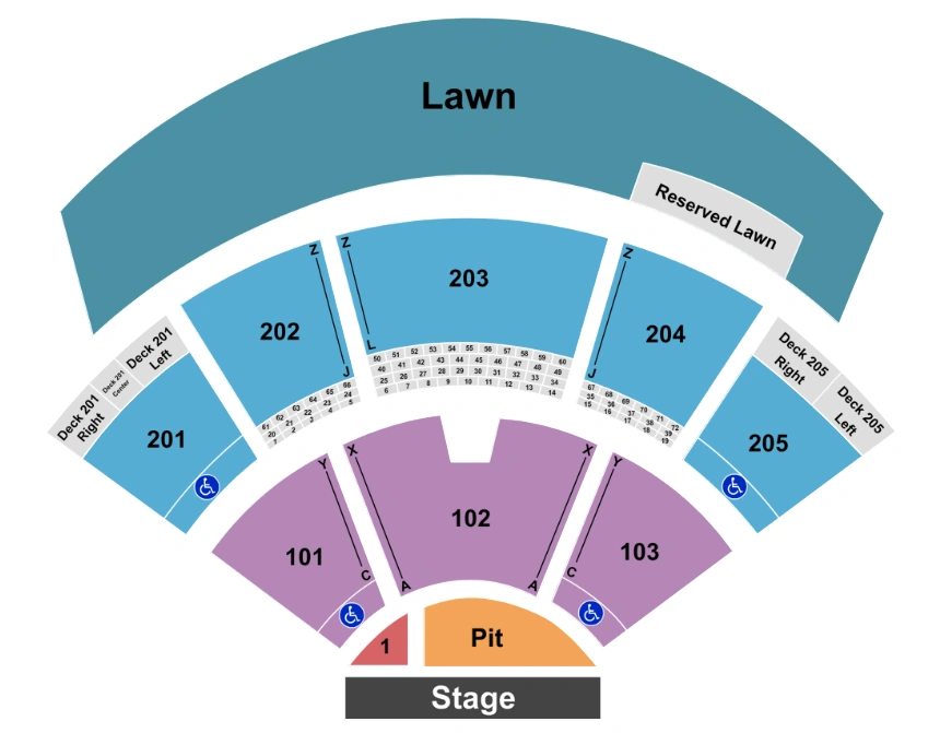 Veterans United Home Loans Amphitheater Seating Chart